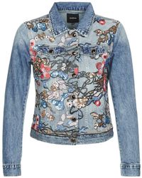 Femme Veste en jean Mickey Bleu | Denim Desigual | WilGrant