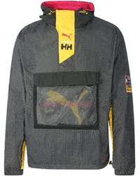 PUMA - X Helly Hansen Black Pullover Jacket - Lyst