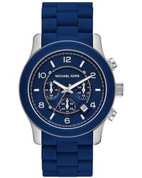 Michael Kors - Uhren Analog Quarz One Size Blau 32023569 - Lyst