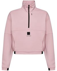 Superdry - Tech kastiges Sweatshirt mit halblangem Reißverschluss Altrosa 40 - Lyst