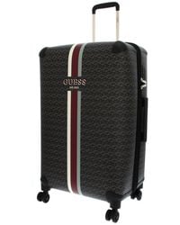 Guess - Wilder 28 In 8-wheeler Expandable L Charcoal Logo - Lyst