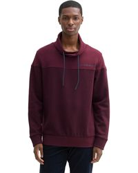 Tom Tailor - Sweatshirt mit hohem Kragen - Lyst