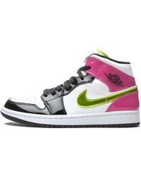 Nike - Air 1 Mid Se "cyber / Active Fuchsia" Shoes - Lyst