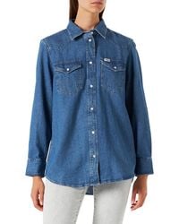 Wrangler - Heritage Shirt Camicia di Jeans - Lyst
