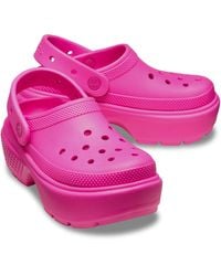 Crocs™ - , Adult, Stomp Clog, Pink Crush, 11 Uk - Lyst
