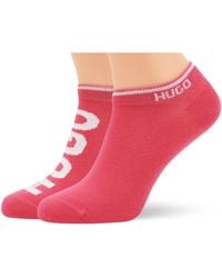 HUGO - 2P AS LOGO CC W 10241739 01 SWEATBAND 675Bright Pink 39-42 - Lyst
