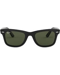 Ray-Ban - Original Wayfarer Bio-based Zonnebrillen Montuur Groen Glazen - Lyst
