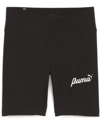 PUMA - Ess+ Blossom 7" Script Korte Panty - Lyst