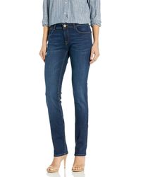 dl1961 coco curvy slim straight jeans in parsons