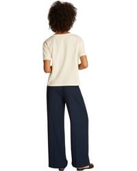 Tommy Hilfiger - Slub Crop V-nk Ss Ww0ww43901 - Lyst