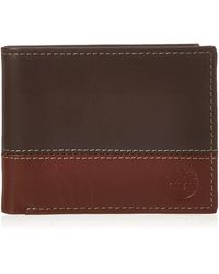 Timberland - Hunter Leather Passcase Wallet Trifold Wallet Hybrid - Lyst