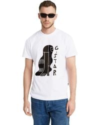 G-Star - Ilustración de Pelo R T Camiseta - Lyst