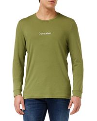 Calvin Klein - Sweatshirt L/S Crew Neck ohne Kapuze - Lyst