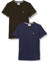 Tommy Hilfiger - 2er Pack T-Shirt Kurzarm Slim Jersey Slim Fit - Lyst