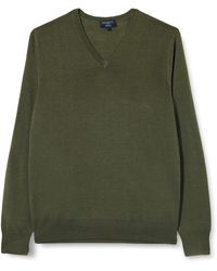 Hackett - Gmd Merino Silk V Nck Pullover Sweater - Lyst