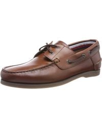 Tommy Hilfiger - Chaussures Bateau TH Boat Shoe Core Leather Cuir - Lyst