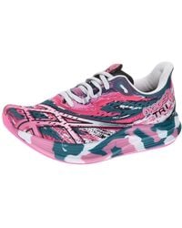 Asics - Noosa Tri 15 Running Shoes Blue Pink - Lyst