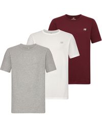 New Balance - T-shirt girocollo da uomo in cotone Performance - Lyst