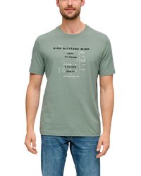 S.oliver - Big Size T-Shirt Kurzarm Green 3XL - Lyst