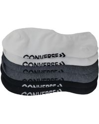 Converse - 3 Pack Flat Knit Ultra Low Socks No Show Made For Chucks Shoe Size 6-12 - Lyst