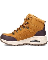 Skechers - S Uno Rugged Winter Feels Boots Wheat/light/mesh 2 - Lyst