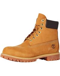 Timberland - 6" Premium Waterproof Boot s Tan Nubuck Lace Up Boots Shoes 10 - Lyst