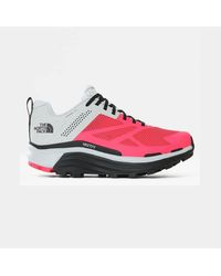 The North Face - Vectiv Enduris Futurelight Trail Running Shoe Tin Grey/brilliant Coral 6.5 - Lyst