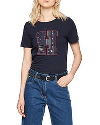 Tommy Hilfiger Tjw Essential Americana tee Camiseta para Mujer