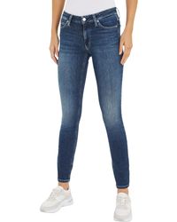 Calvin Klein - Jeans Vaqueros Mujer Mid Rise Skinny Fit - Lyst