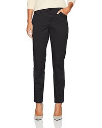 lee women's eased fit tailored chino pant