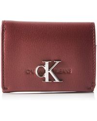Calvin Klein CKJ MONOGRAM HW MICRO TRIFOLDMujerBolsos bandoleraMorado - Rojo