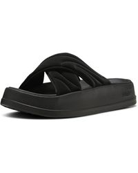 PUMA - Leadcat Platform Slide Sandal Black-cool Dark Gray - Lyst