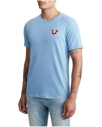 True Religion - Buddha Logo Short Sleeve Tee T-Shirt - Lyst