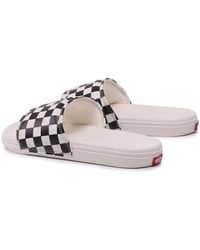 Vans - ' Slide-one Sandal Slide Checkerboard, - Lyst