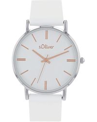 S.oliver - Uhr Armbanduhr Silikon 2038372 - Lyst