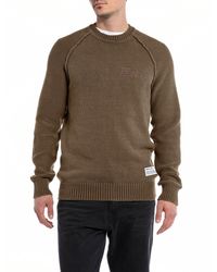 Replay - Pullover aus Baumwolle - Lyst