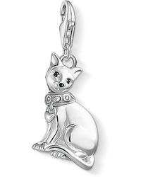 Thomas Sabo - Charm Pendant Siamese Cat Charm Club 925 Sterling Silver 1511-041-25 - Lyst