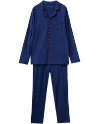 Benetton - Pig(jacket+pant) 3vd04p01p Pajama Set - Lyst