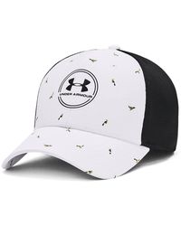 Under Armour - Chill Driver Golf Cap - White/black - One - Lyst