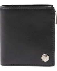 Calvin Klein - Cartera Hombre Jeans Hardware Bifold de Piel - Lyst