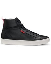 HUGO - High-Top Trainers - Lyst