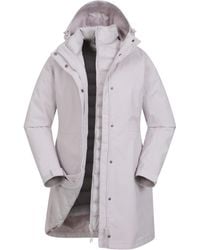 Mountain Warehouse - Alaskan Womens 3 In 1 Long Jacket - Waterproof, Breathable & Adjustable Raincoat With Detachable Inner Coat & - Lyst
