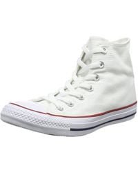 Converse - Chuck Taylor All Star Hi Basketballschuhe Marineblau/Weiß 38,5 B - Lyst