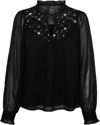 Vero Moda - VMGABY LS TOP WVN GA - Lyst
