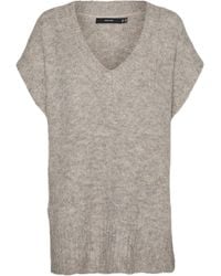 Vero Moda - VMAWSOME SL V-Neck Vest GA Boo - Lyst