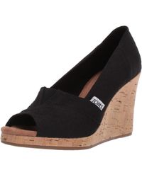 toms wedge heel
