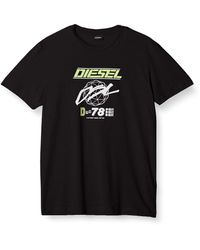 DIESEL - T-DIEGOS-K34 Maglietta T-Shirt Rundhals Schwarz - Lyst