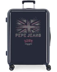 Pepe Jeans Digitale Cabinetrolley in het Blauw voor heren Heren Tassen voor voor Reistassen en koffers voor 