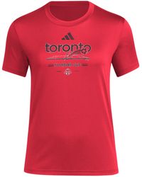 adidas - Toronto Fc Vintage World Pre-game Short Sleeve T-shirt - Lyst