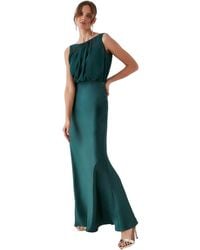 Coast - Chiffon Satin Blouson Bridesmaid Maxi Dress - Lyst